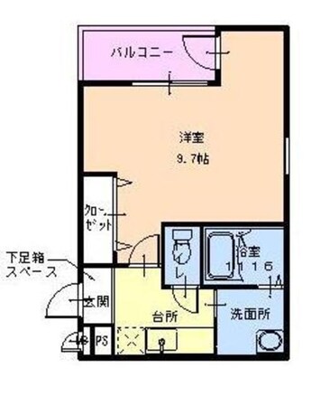 徳庵駅 徒歩7分 2階の物件間取画像